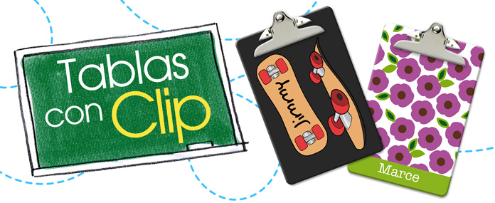 Back to School - Tablitas con Clip