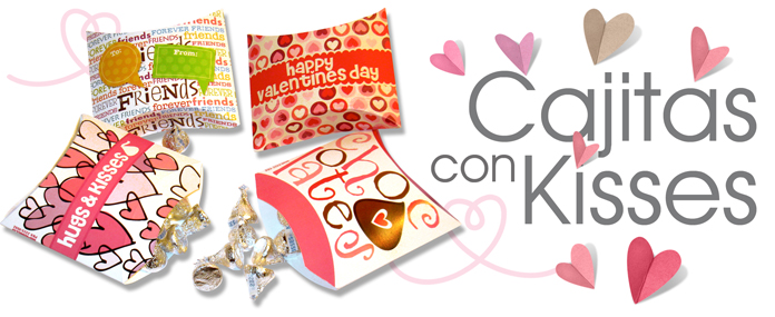Cajitas con Kisses San Valent�n